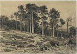 Landscape With Trees by Ivan Shishkin