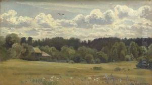 Flowered Meadow by Ivan Shishkin