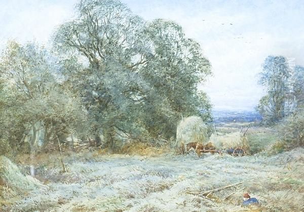 In The Hayfield At Buckinden, Hunts - view 1