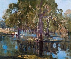 The Billabong by Arthur Streeton