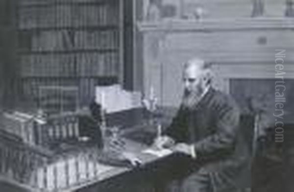 Lord Lilford In His Study - view 1