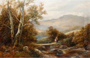 Near Betws-y-coed, North Wales by George Turner