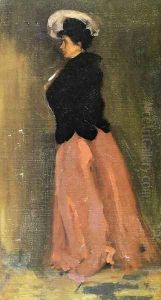 Portrait of Rosalie Fitzpatrick Riz by Alfred Henry Maurer