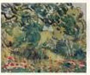 Sous-bois Fleuri, Circa 1909 by Louis Valtat