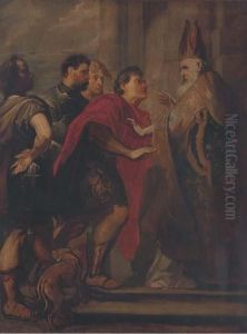 The Emperor Theodosius Refused Admission To The Church