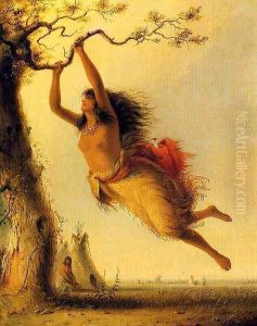 Indian Girl Swinging