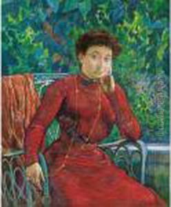 Portrait De Madame Lorfly by Theo van Rysselberghe