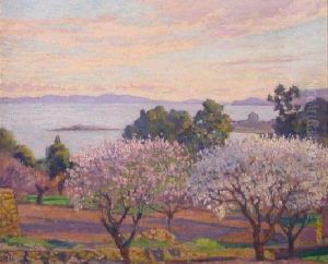 Flowering Trees, Southern France by Theo van Rysselberghe