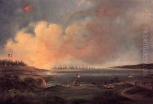 The Battle of Fort McHenry by Alfred Jacob Miller