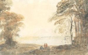 Figures By An Estuary