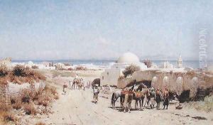In the Desert by Alfred Wordsworth Thompson