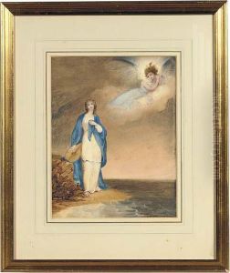 An Angel Appearing To A Muse
