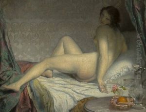 A Female Nude by Manes, Josef
