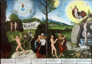 Law and Grace by Lucas The Elder Cranach