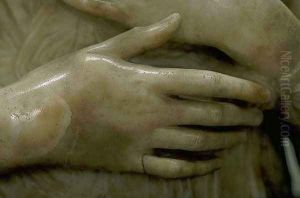 Portrait of a Woman [detail 1] by Andrea Del Verrocchio