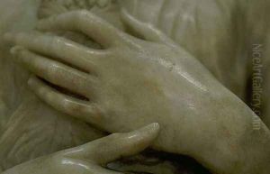 Portrait of a Woman [detail 2] by Andrea Del Verrocchio