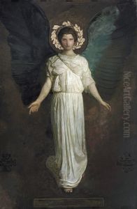 A Winged Figure by Abbott Handerson Thayer