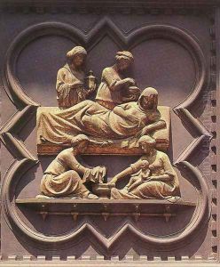 South Doors Birth of the Baptist by Andrea Pisano