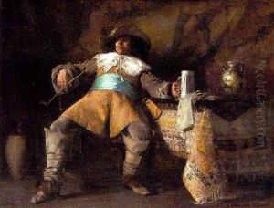 A Louis XIV Cavalier by Charles Yardley Turner