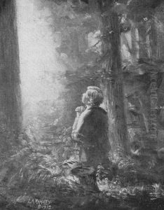 joseph smith praying in the grove by Customize