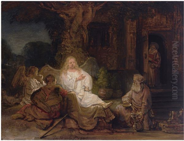 Abraham Serving the Three Angels - view 1
