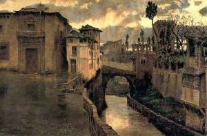El pueblo by Antonio Munoz Degrain