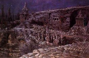 Jerusalen (olivos y lirios)