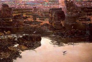 Los Estanques de Salomon by Antonio Munoz Degrain