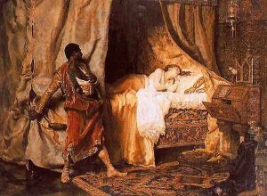 Otelo y Desdemona by Antonio Munoz Degrain