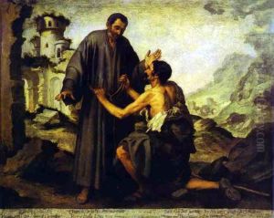Brother Juniper and the Beggar by Bartolome Esteban Murillo