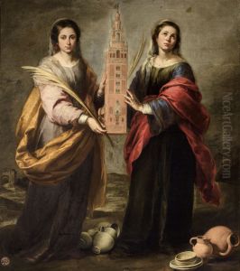 St. Justa and St. Rufina by Bartolome Esteban Murillo
