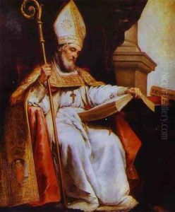 St. Leander by Bartolome Esteban Murillo