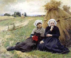 In the Poppy Field by Charles Sprague Pearce
