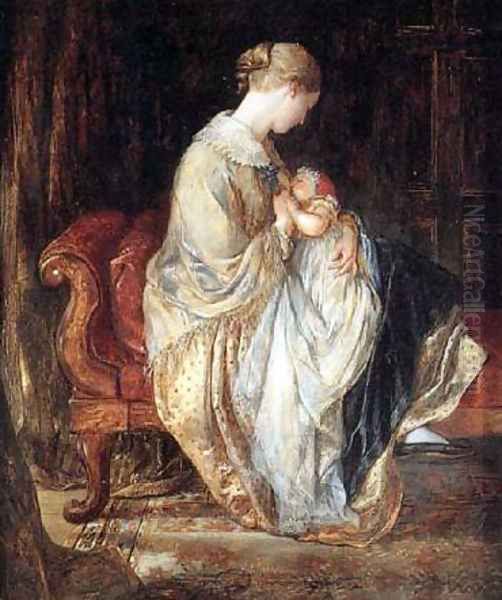 The Young Mother by Charles West Cope