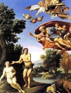 Adam and Eve by Domenico Zampieri (Domenichino)