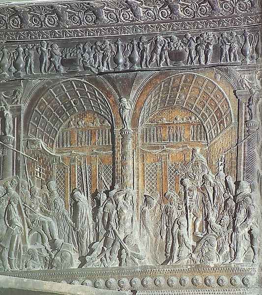 Christ before Pilate and Caiaphas - view 1
