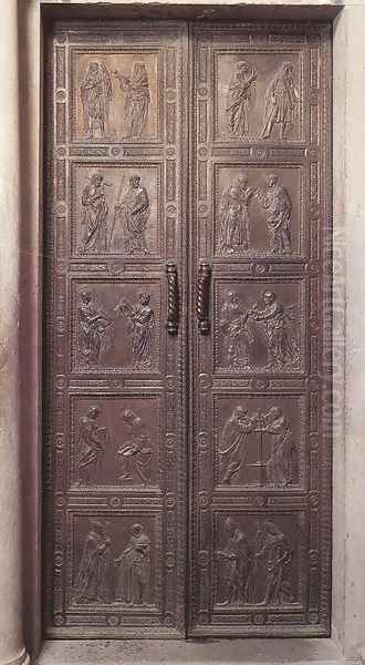 Door with the representation of Apostles - view 1