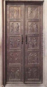 Door with the representation of Apostles by Donatello (Donato di Niccolo)