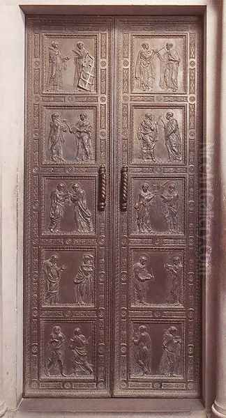 Door with the representation of Martyrs - view 1