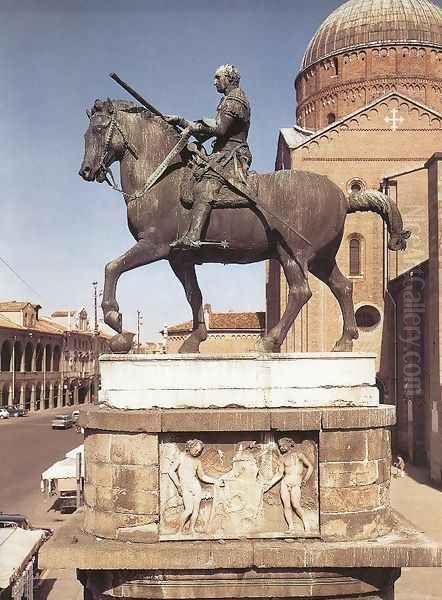 Equestrian Statue of Gattamelata I by Donatello (Donato di Niccolo)