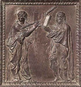 Panel of the door with the Martyrs by Donatello (Donato di Niccolo)