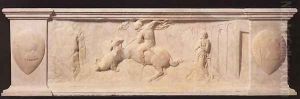 St George and the Dragon by Donatello (Donato di Niccolo)