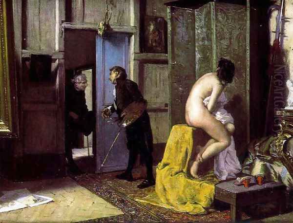 The untimely visit - view 1