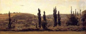 Landscape with Poplars