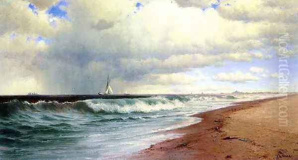 Ships Approaching Atlantic City - view 1