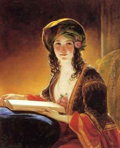Oriental Woman by Friedrich Ritter von Amerling