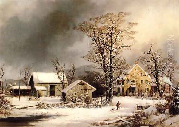 Winter in the Country, A Cold Morning - view 1
