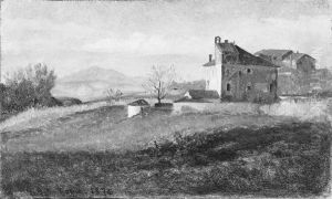 Convent near Rome by George Henry Yewell