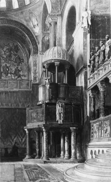 Pulpit in Saint Mark's, Venice - view 1