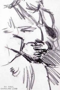 Man with Hands Folded by George Luks